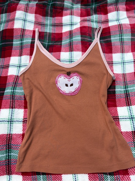 Universal Thread Tops - Upcycled orange apple tank top